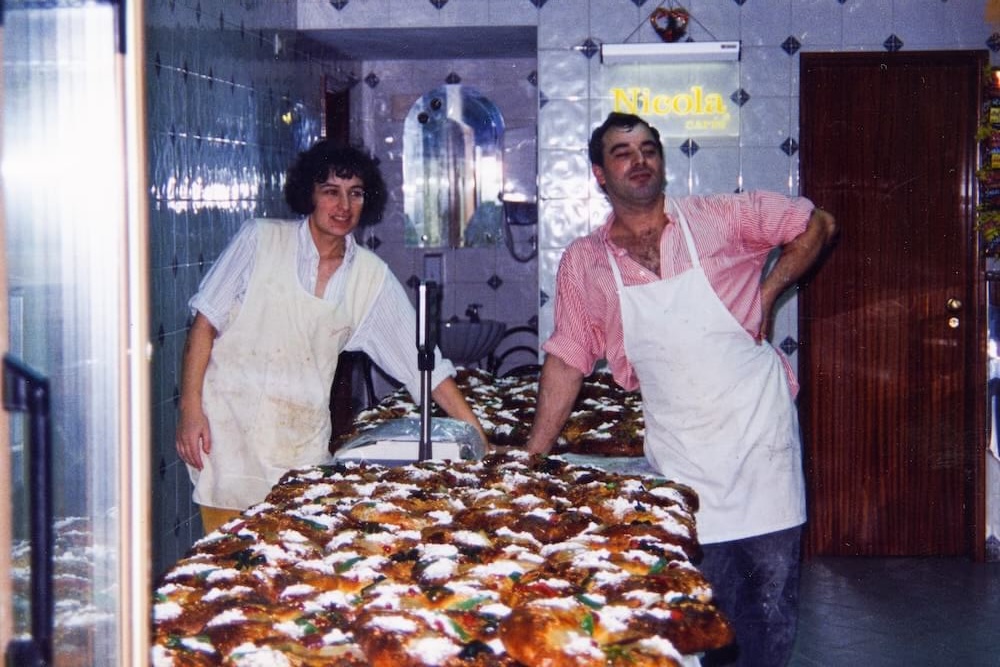 Interior histórico da padaria